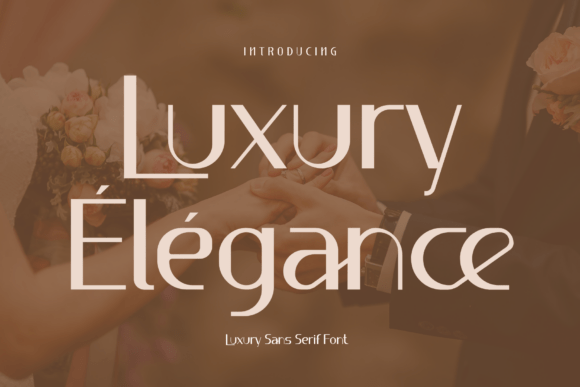 Luxury Élégance: The Sans Serif Font for Bold Campaigns